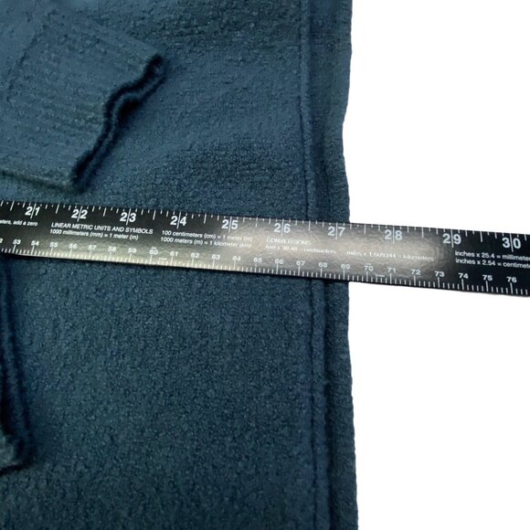 J Jill Women Pullover Cowl Neck Sweater Long Sleeve Sz M Blue Casual 66-11 - Picture 10 of 12